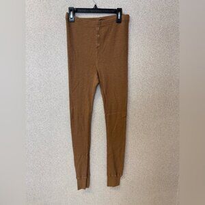 Hanes Re/Done Womens‎ Size S Thermal Henley Legging base layer outdoors nwt